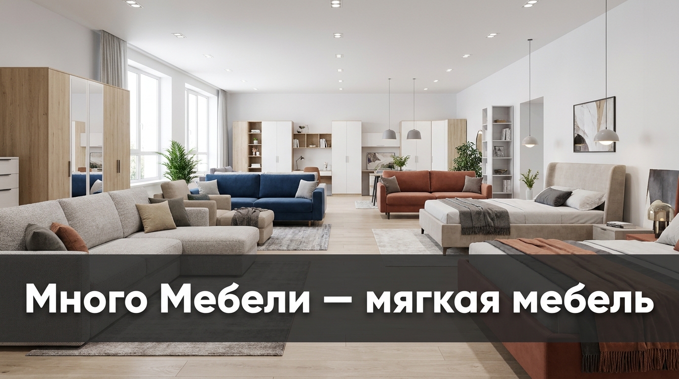 Промокоды Много Мебели на скидку до 50% на диваны кровати шкафы с бесплатной доставкой и сборкой по России от фабрики
