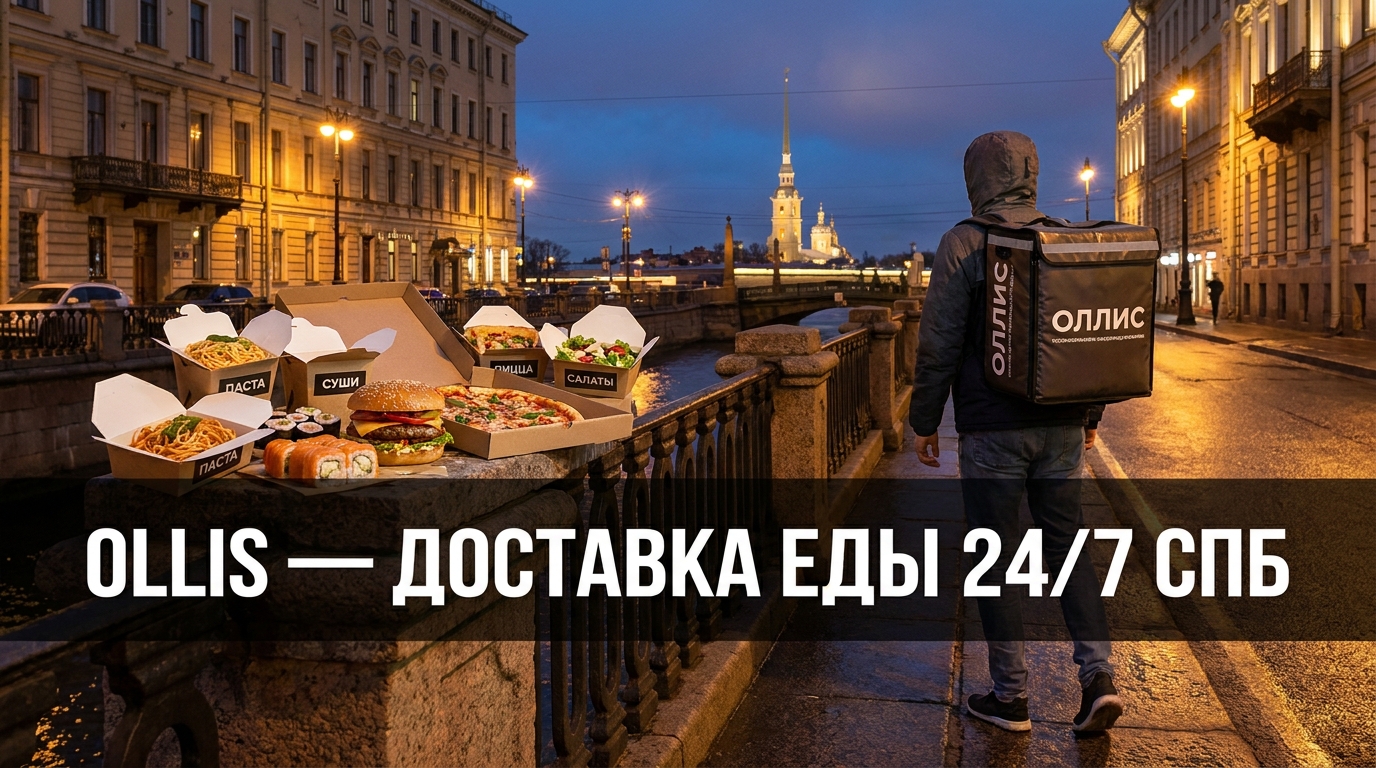 Промокоды Ollis 2026 — скидки на пиццу, суши, хачапури и WOK с круглосуточной бесплатной доставкой по Санкт-Петербургу