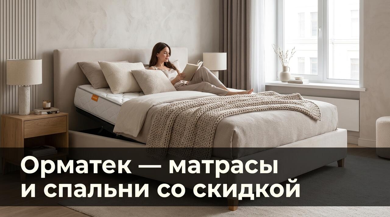 Орматек — крупнейший российский производитель матрасов и кроватей: 5 фабрик, 500+ салонов, 100 ночей пробного сна