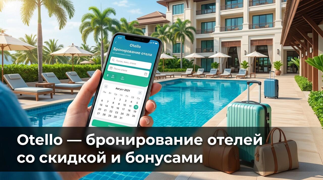 Otello — бронирование 21 000+ отелей с оплатой бонусами Спасибо до 99%