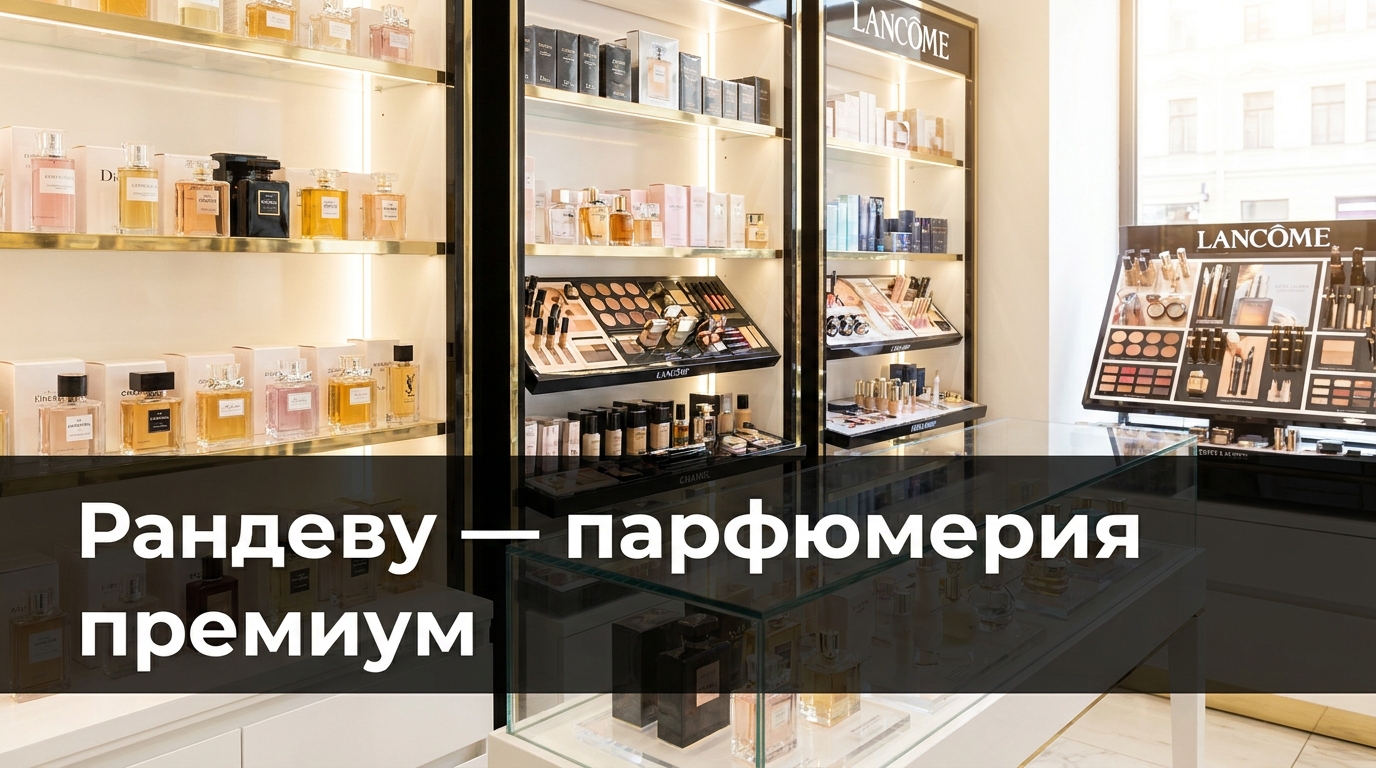 Промокоды Рандеву — скидки на нишевую парфюмерию, селективную косметику, средства для волос и тела от 1500 брендов