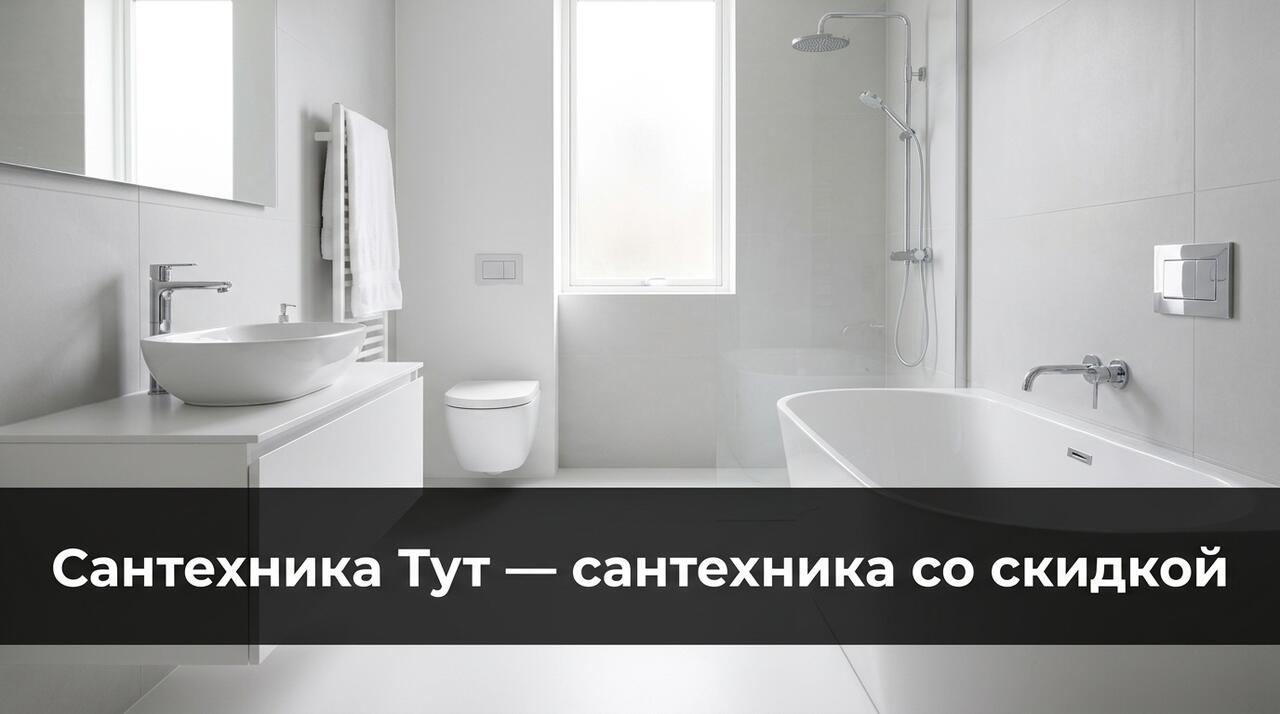 Сантехника-Тут — 100 000+ позиций сантехники и мебели для ванной: Hansgrohe, Jacob Delafon, Cezares