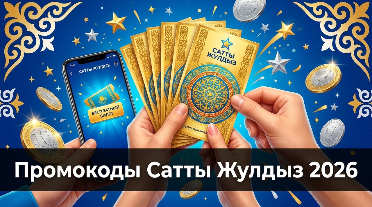 Сатты Жулдыз — официальная лотерея Казахстана, промокоды и бонусы