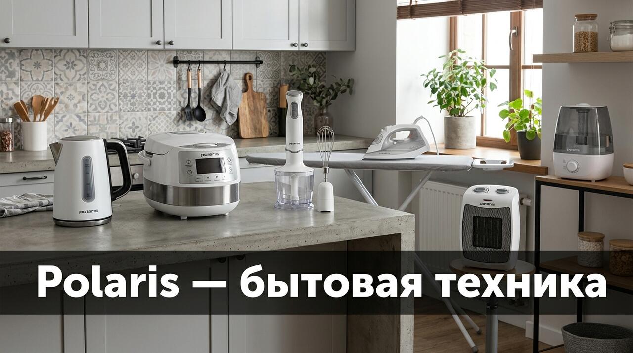Промокоды Polaris 2026 — скидки на бытовую технику российского бренда: мультиварки, чайники, кофемашины с доставкой по РФ на Rukodi