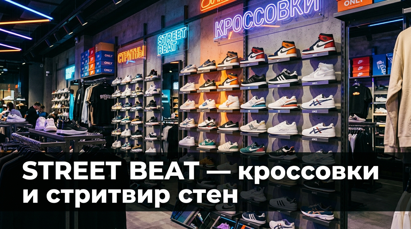 Промокоды Street Beat на оригинальные кроссовки Nike, adidas, Puma, New Balance и Jordan со скидкой и быстрой доставкой