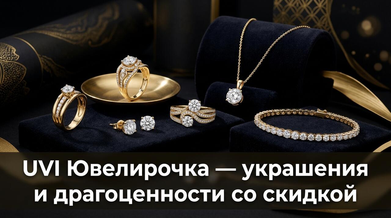 UVI Ювелирочка — украшения, бриллианты, золото с прямого эфира 24/7