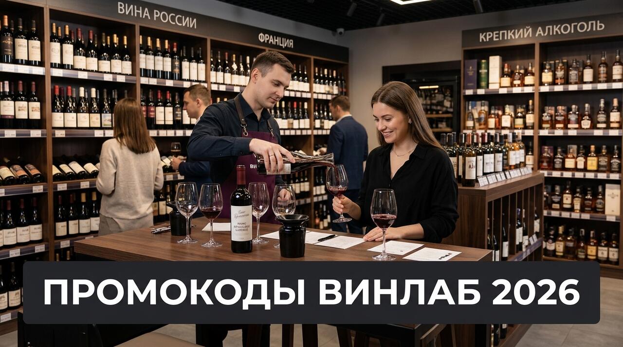 Винлаб (Winelab) — алкомаркет с винами, виски, коньяком и шампанским