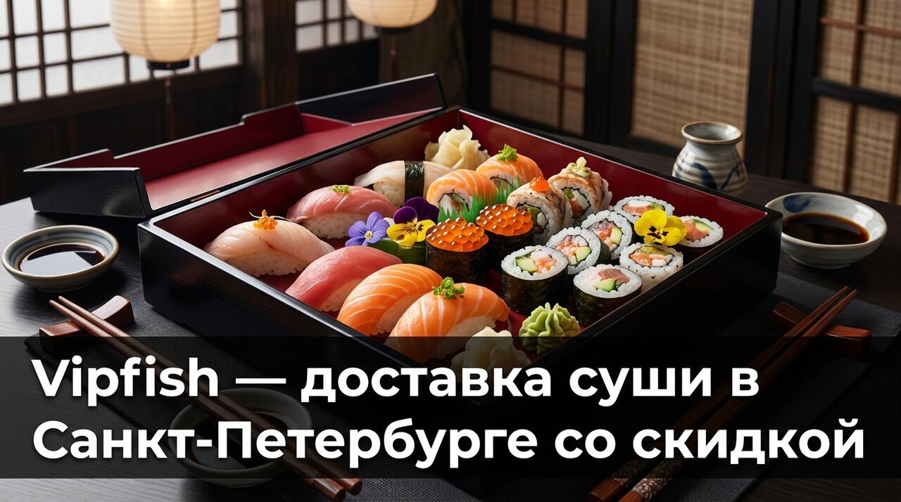 Vipfish — доставка суши и роллов в Санкт-Петербурге с гарантией «Вкусно или бесплатно»