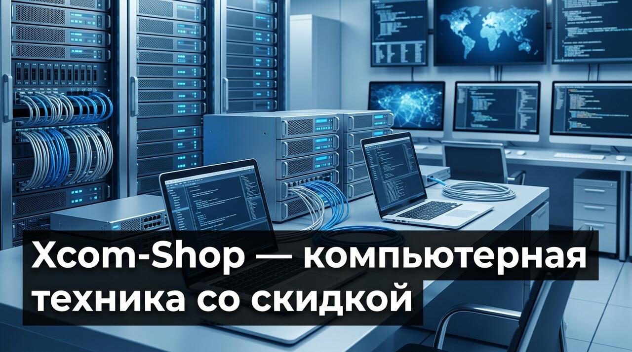 XCOM-SHOP — IT-магазин и системный интегратор: серверы, ПК, B2B по счёту